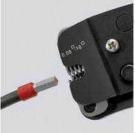 Knipex Crimpzange Selbsteinstellende Crimpzange f&uuml;r Aderendh&uuml;lsen 97 53 08