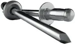 GESIPA Niete Gesipa 1433485 Blindniete (x L) 4 mm x 6 mm Stahl Aluminium 500 S