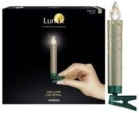 Krinner LED-Kerze Lumix Crystal 10er Basis-Set