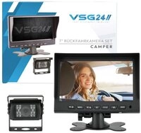 VSG24 7" R&uuml;ckfahrsystem CAMPER f&uuml;r Wohnmobile inkl. Monitor, Kabel und 1 x