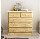IDIMEX Kommode RONDO, Kommode Anrichte Sideboard mit 5 Schubladen Kiefer massiv