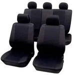 Petex Autositzbezug Petex 26174804 Sydney Sitzbezug 11teilig Polyester Schwarz