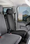 WALSER Autositzbezug Transporter VW T4 Passform, 1 Einzelsitzbezug vorne mit