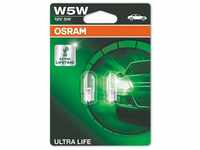 Osram KFZ-Ersatzleuchte ULTRA LIFE W5W W2.1x9.5d 12 V/5 W (2er Blister)