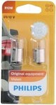Philips KFZ-Ersatzleuchte 2x Philips R10W 12V 10W BA15s Gl&uuml;hlampen Glasklar