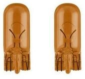 Philips KFZ-Ersatzleuchte WY5W, W2,1x9,5d, 2 St., Orange, Lange Lebensdauer bei