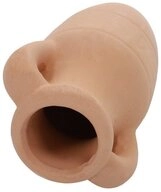 HOBBY Aquariendeko Amphore natur S nat&uuml;rliche Aquariendekoration - 13 cm