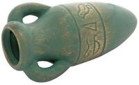 HOBBY Aquariendeko Amphore bronze S nat&uuml;rliche Aquariendekoration - 13 cm