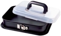 Kaiser Bake & Take Springform rechteckig mit Transporthaube Kaiser Bake & Take Springform rechteckig mit Transporthaube