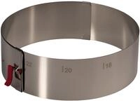 LARES Tortenring Tortenring mit Klemmhebel, H&ouml;he 7 cm, verstellbar von 16 bis...