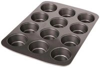 Birkmann Muffinform EASY BAKING, 37 x 26 cm, Grau, Karbonstahl,...