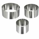 Metaltex Back-Set Allzweck-Kochringe 3 St&uuml;ck Edelstahl