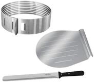 Zenker Torten-Schneidhilfe Tortenboden Schneidhilfe mit Konditormesser und