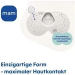 MAM BH-Stilleinlagen Stillh&uuml;tchen Brusth&uuml;tchen SkinSoft Silikon, S Gr., mit