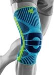 Kniebandage BAUERFEIND "Knee Support", Gr. XXL, blau, Obermaterial: 57%...