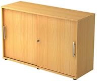 HAMMERBACHER Schiebet&uuml;renschrank J-Line Relinggriffe aus Kunststoff, stapelbar...