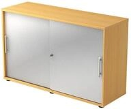 HAMMERBACHER Schiebet&uuml;renschrank J-Line Relinggriffe aus Kunststoff, stapelbar...