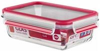 Emsa Vorratsdose Frischhaltedose CLIP & CLOSE 6,8 cm hoch transparent 0,7 l