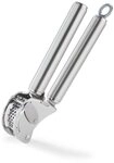 R&Ouml;SLE Knoblauchschneider, Edelstahl 18/10, Knoblauchpresse mit Abstreifer, flexibles