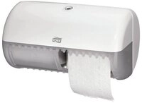 TORK Papiertuchspender 1 Spender f&uuml;r Kleinrollen Toilettenpapier T4 - wei&szlig;,...
