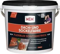MEM Bauchemie Fassadenfarbe MEM Dach- und Sockelfarbe 5 kg ziegelrot