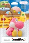 Nintendo Sammelfigur amiibo Woll Yoshi rosa Yoshi's Woolly World Collection...