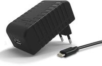 Speedlink Konsolen-Dockingstation USB Netzteil Lader 2,4A Ladeger&auml;t USB-C Kabel,