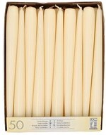 PAPSTAR Spitzkerze Leuchterkerzen &Oslash; 2,2 cm, 25 cm champagner 100 Stk