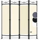 Casaria Paravent Lucca, 180x163cm Verstellbar Faltbar Stabil 4 teilig Indoor