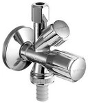 Schell Eckventil Comfort 1/2 AG SVGW, Kombi zertifiziert Chrom