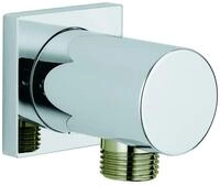 Grohe Wandanschlussbogen Rainshower, Mit eckiger Rosette - Chrom