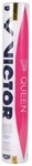 VICTOR Badmintonball Queen Standard-Naturfeder weiss Dose 12er,...