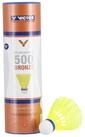 VICTOR Badmintonball Shuttle 500 Nylon Dose gelb 6er, Geschwindigkeit: mittel