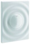 Grohe Bet&auml;tigungsplatte Surf, WC-Abdeckplatte mit Druckknopfbet&auml;tigung - Alpinwei&szlig;