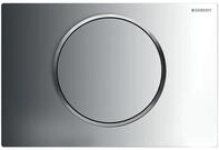 GEBERIT Bet&auml;tigungsplatten Sigma 10 Sp&uuml;l Stopp Sp&uuml;lung mattchrom 115758KH5