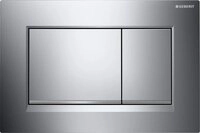 GEBERIT Bet&auml;tigungsplatten Sigma 30 f&uuml;r 2-Mengen-Sp&uuml;lung hochglanz-verchromt