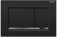 GEBERIT Bet&auml;tigungsplatte SIGMA30 Dual Ausstellungsplatte, Schwarz Glanz/...