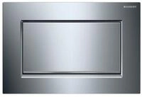GEBERIT Bet&auml;tigungsplatten Sigma 30 Sp&uuml;l Stopp Sp&uuml;lung chrom geb&uuml;rstet 115893KY1