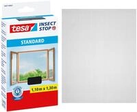 tesa Fliegengitter-Gewebe Klett Fliegengitter f&uuml;r Fenster - Insektenschutz,