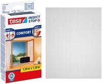 tesa Fliegengitter-Gewebe, Anthrazit 1,3m x 1,3m Premium