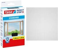tesa Fliegengitter-Gewebe Klett Fliegengitter f&uuml;r Fenster - Insektenschutz,