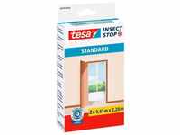 tesa 55679-20 Fliegengitter Standard für Türen weiß (2 x 65 x 220 cm)