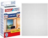 tesa Fliegengitter-Gewebe Klett Fliegengitter Premium f&uuml;r Fenster, Insektenschutz