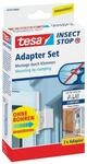 tesa Fliegengitter-Gewebe tesa Adapter f&uuml;r Alu Rahmen Comfort - wei&szlig;