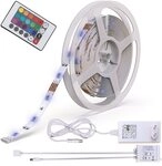 B.K.Licht LED-Streifen Lucilla, LED Band, RGB, Fernbedienung, selbstklebend,