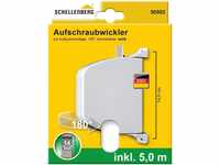 SCHELLENBERG Aufputz-Gurtwickler Aufschraubwickler Mini, Gurtbreite 14 mm,...
