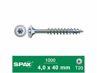 SPAX Spanplattenschraube Spax Senkkopf TX Wirox 4x40 mm 1000 Stück/Box