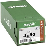 SPAX Schraube Spax Universalschraube 4,5 x 50 mm Senkkopf T-STAR plus...