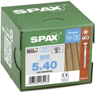 SPAX Schraube Spax Terrasse 5 x 40 mm Zylinderkopf T-STAR plus Fixiergewinde...