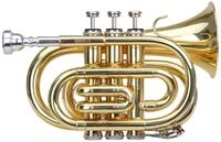 Classic Cantabile Trompete TT-400 Taschentrompete Bb, inkl. Koffer & Mundst&uuml;ck,